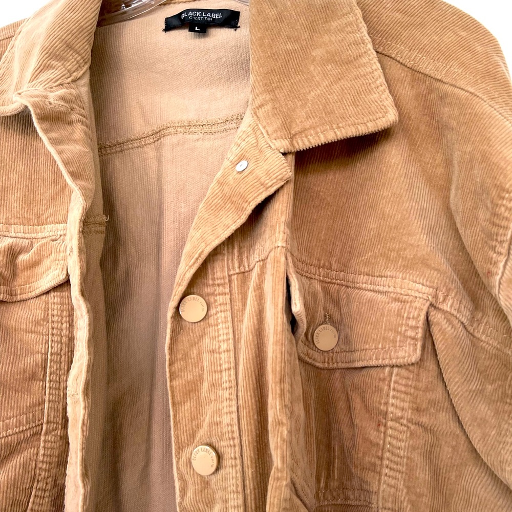 12th Tribe Corduroy Crop Jacket - Black Label